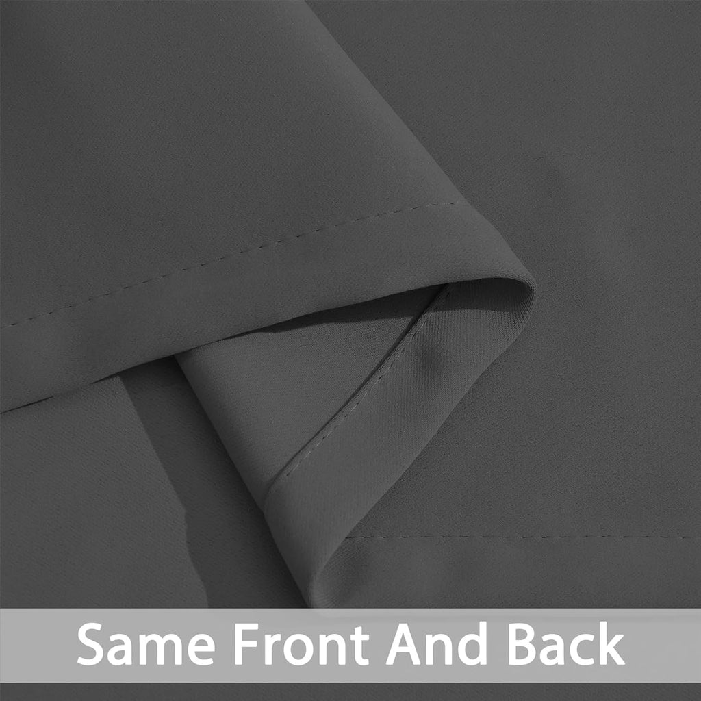 Yakamok Blackout Curtains for Bedroom, Thermal Insulated Room Darkening Curtains, Light Blocking Blackout Drapes for Living Room- 2…
