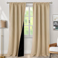 BGment Long Blackout Curtains for Living Room 108 Inch Length, Full Room Darkening Thermal Insulated Soundproof Curtains for Bedroom with…