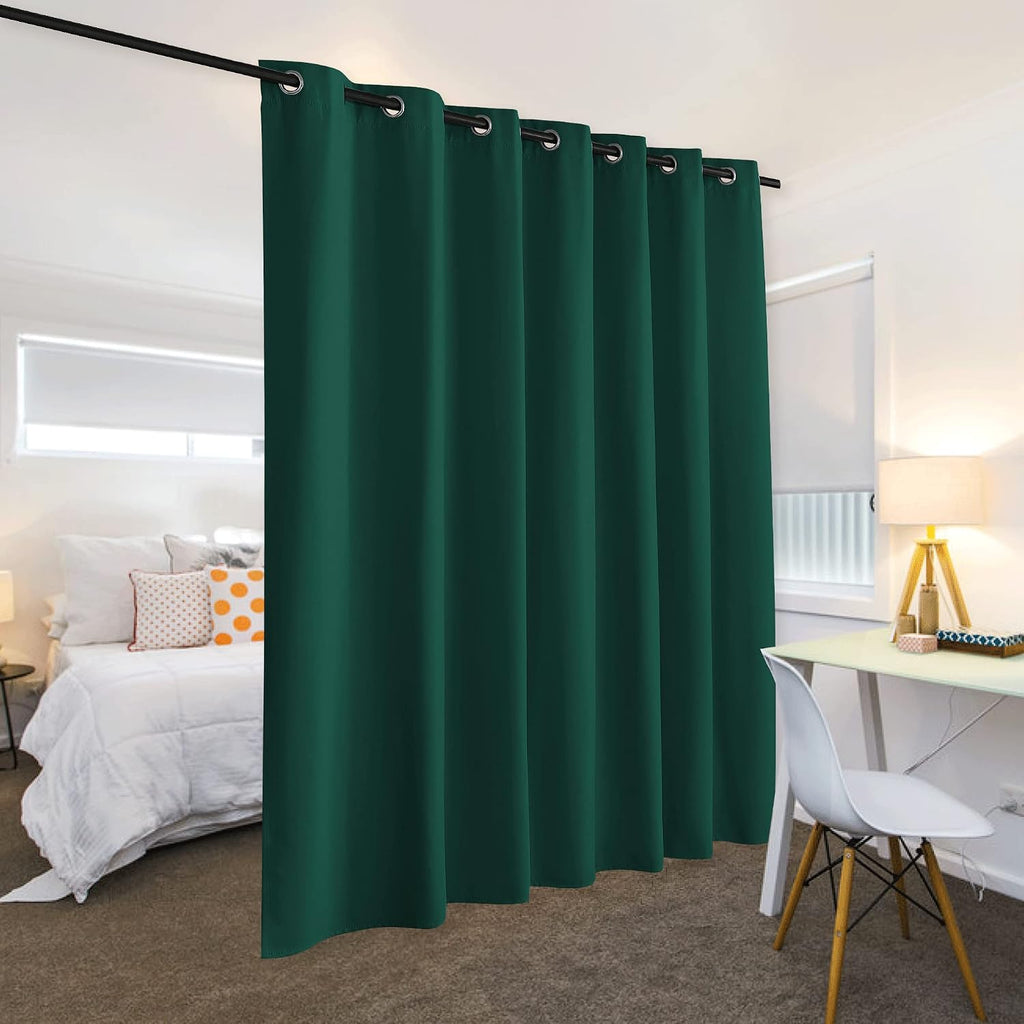 Rybhome RYB HOME Partition Room Dividers - Light Block Thermal Insulated Seperating Curtains Soundproof for Spare Bedroom Loft Home Office…