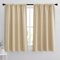 Rybhome RYB HOME 54 inch Curtains for Living Room, Rod Pocket Thermal Insulated Small Window Drapes Room Darkening Shades for Bedroom Studi…