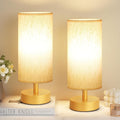 PartageiZ Small Table Lamp for Bedroom Set of 2 - Bedside Lamps for Night Stands, Minimalist Nightstand Light Lamp for Reading Room, Kids…