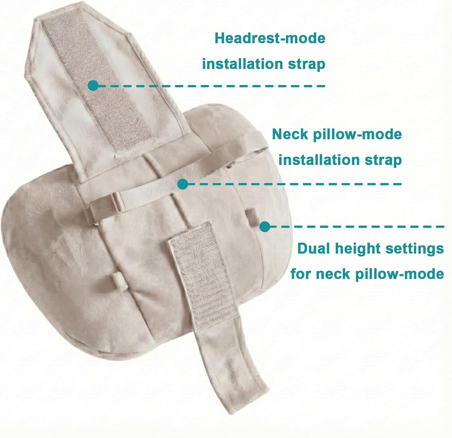 WELBRIT 2PCS Car Pillow for Car Neck Pillow for Driving Seat Neck Support Soft Cushion Back Support Head-Rests for Vehicle Sleeping…