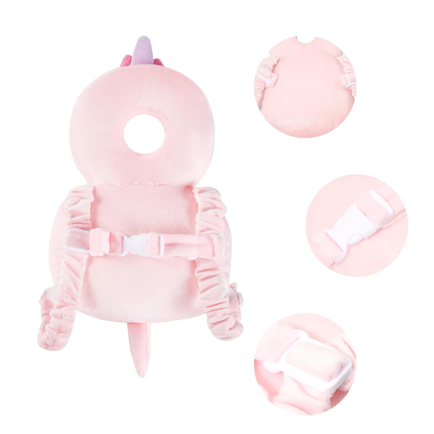 Baby Back Potection Toddler Safety Protector Cushion Pad Toddler Backpack for Crawling Walking Adjustable Toddlers Back Safety Pad for…