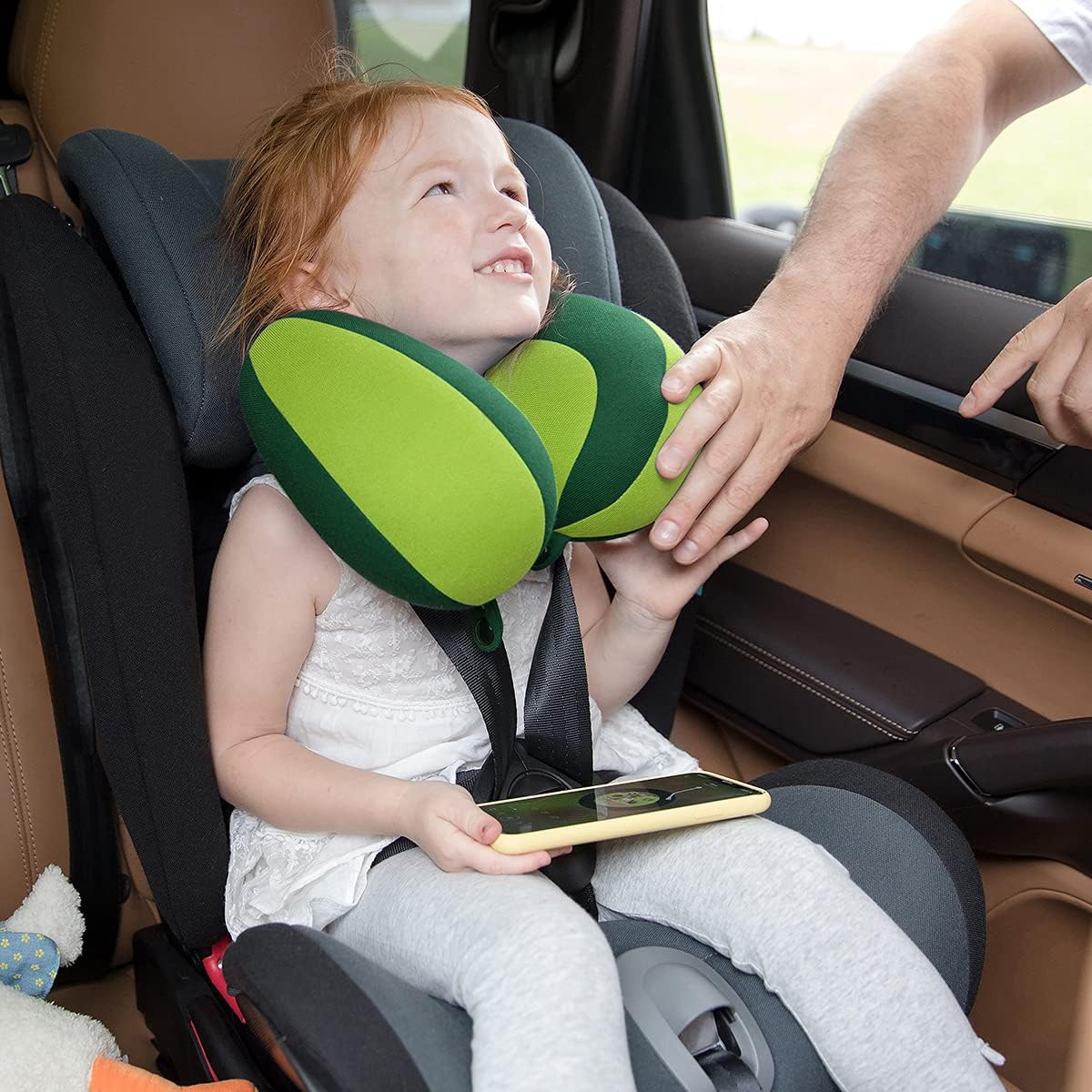 Infanzia Kids Chin Supporting Travel Neck Pillow, Helps Support Head and Neck, Comfortably Designed for Head, Neck, and Chin Support - Gift…