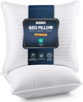 Utopiabedding Utopia Bedding Bed Pillows for Sleeping Euro Pillows 26x26 Size (White), Set of 2, Down Alternative Pillow for Sleeping, Cool…