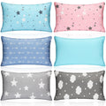 Kigley 6 Pack 12 Pack Mini Pillows for Daycare, Travel, Nap, Small Soft Breathable Machine Washable Sleeping Pillows for Pet Dog