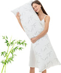 Primesoft Full Body Pillow with Removable Pillowcase for Adults,(Memory Foam Filling)(Long Pillow for Side Sleepers) (Fluffy and…