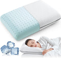 Soft Memory Foam Pillow, Gel Pillow for Back and Side Sleeper, Medium-Soft,150 Breathable Holes, Oeko-TEX & CertiPUR-US…