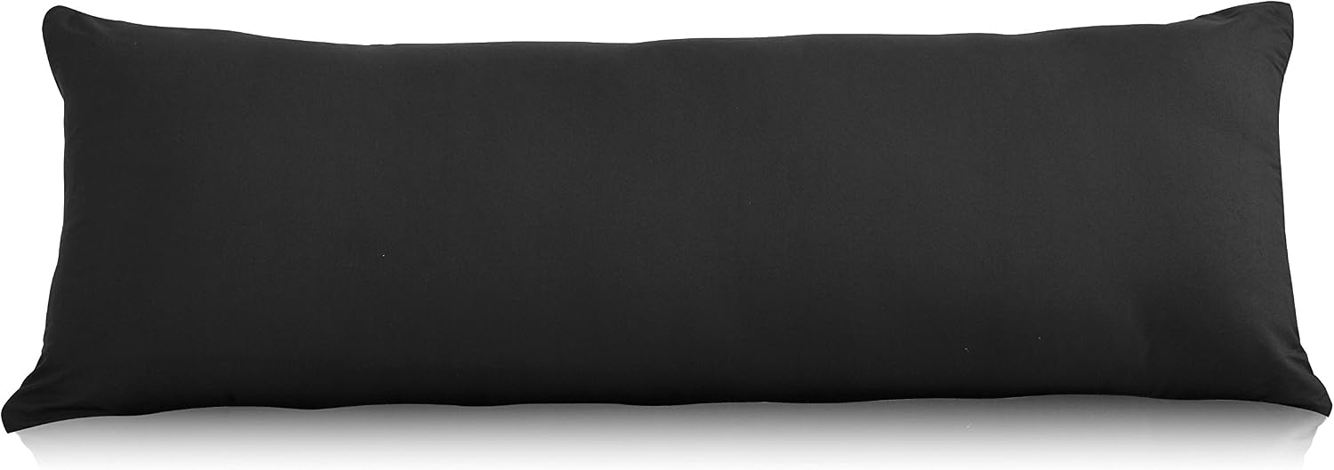 EVOLIVE Ultra Soft Body Pillow Cover 21"x54", Cozy Microfiber Pillowcase with Hidden Zipper, Breathable, Perfect for Pregnancy & Side…