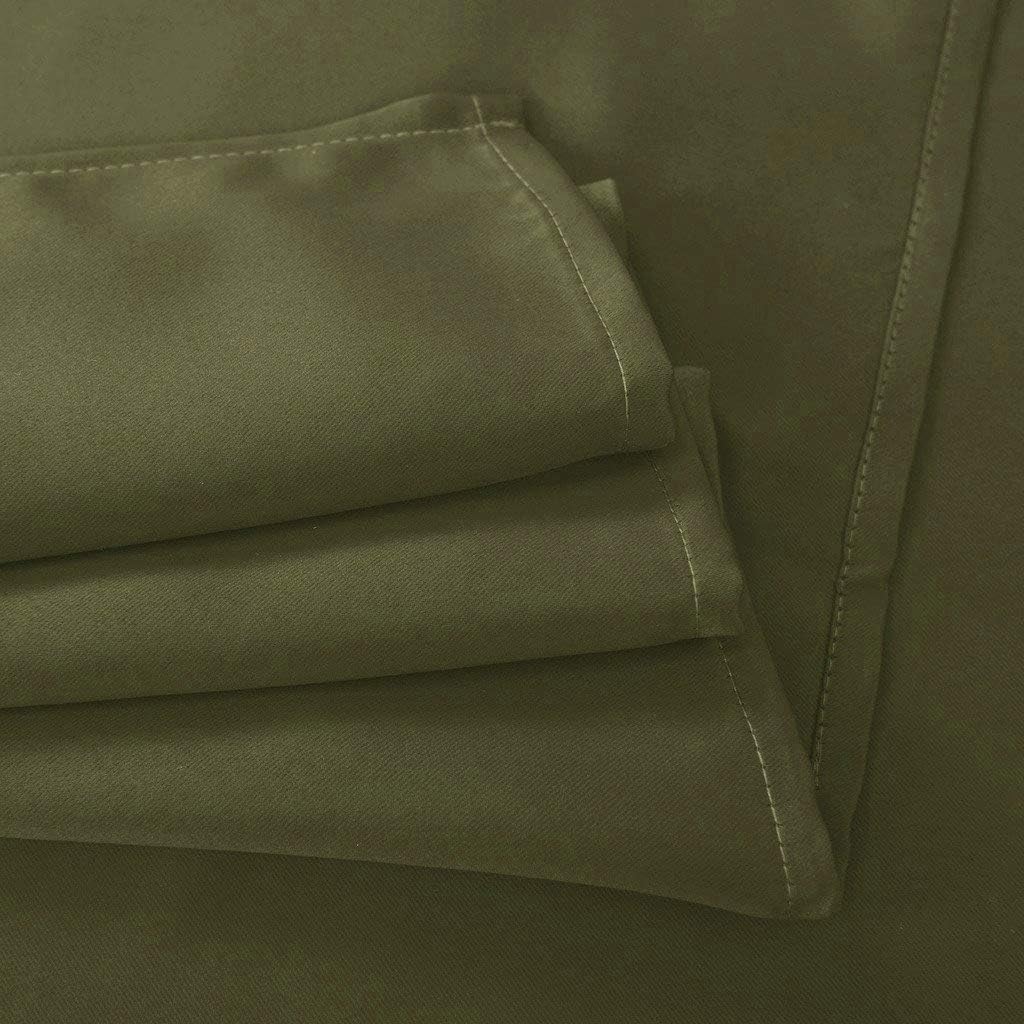 NICETOWN Blackout Room Darkening Window Curtain for Christmas Decoration, Thermal Insulated Solid Grommet Blackout Curtain/Drape for…