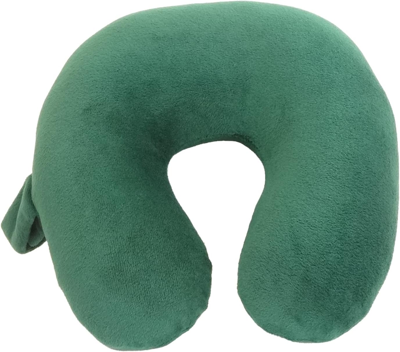 Wolf Essentials Kids Travel Neck Pillow - Cozy Soft Microfiber, Compact Design for Airplane, Car Seat, or Toddler Travel Support – Hunter…