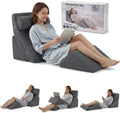 Axelrod 4PCS Orthopedic Bed Wedge Pillow Set, Post Surgery Foam for Back, Neck and Leg Comfortable & Adjustable Pillows- Anti Snoring, Hear…