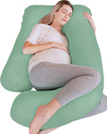 Cute Castle Cooling Cover Pregnancy Pillows, Soft U-Shape Maternity Pillow with Removable Cover - Full Body Pillows for Adults Sleeping…