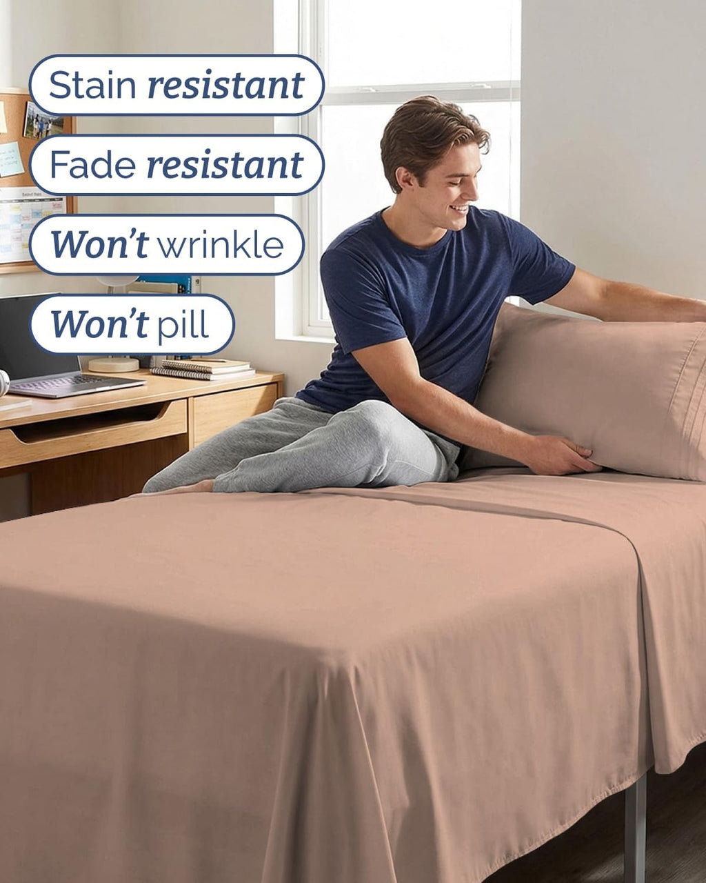 Twin XL Size 3 Piece Sheet Set - Comfy Breathable & Cooling Sheets - Hotel Luxury Bed Sheets for Women & Men - Deep Pockets, Easy-Fit…
