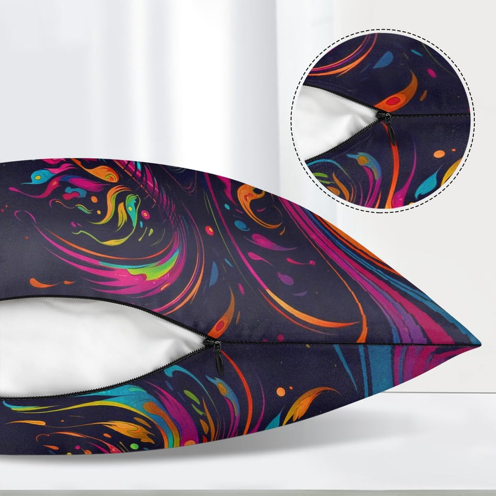 Evil Eye Body Pillow Covers Decorative Soft Bedding Satin Pillowcase with Zipper Closure Cooling Breathable Long Pillow Case-21"x 54"