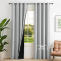 NICETOWN Plylux Blackout Curtains Thermal Insulated Window Treatment Panels Room Darkening Blackout Drapes for Living Room Grommet…