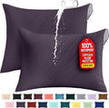 Utopiabedding Utopia Bedding 100% Waterproof Pillow Protectors with Zipper Standard Size (Set of 2), Bed Bug and Dust Mite Proof Zippered P…