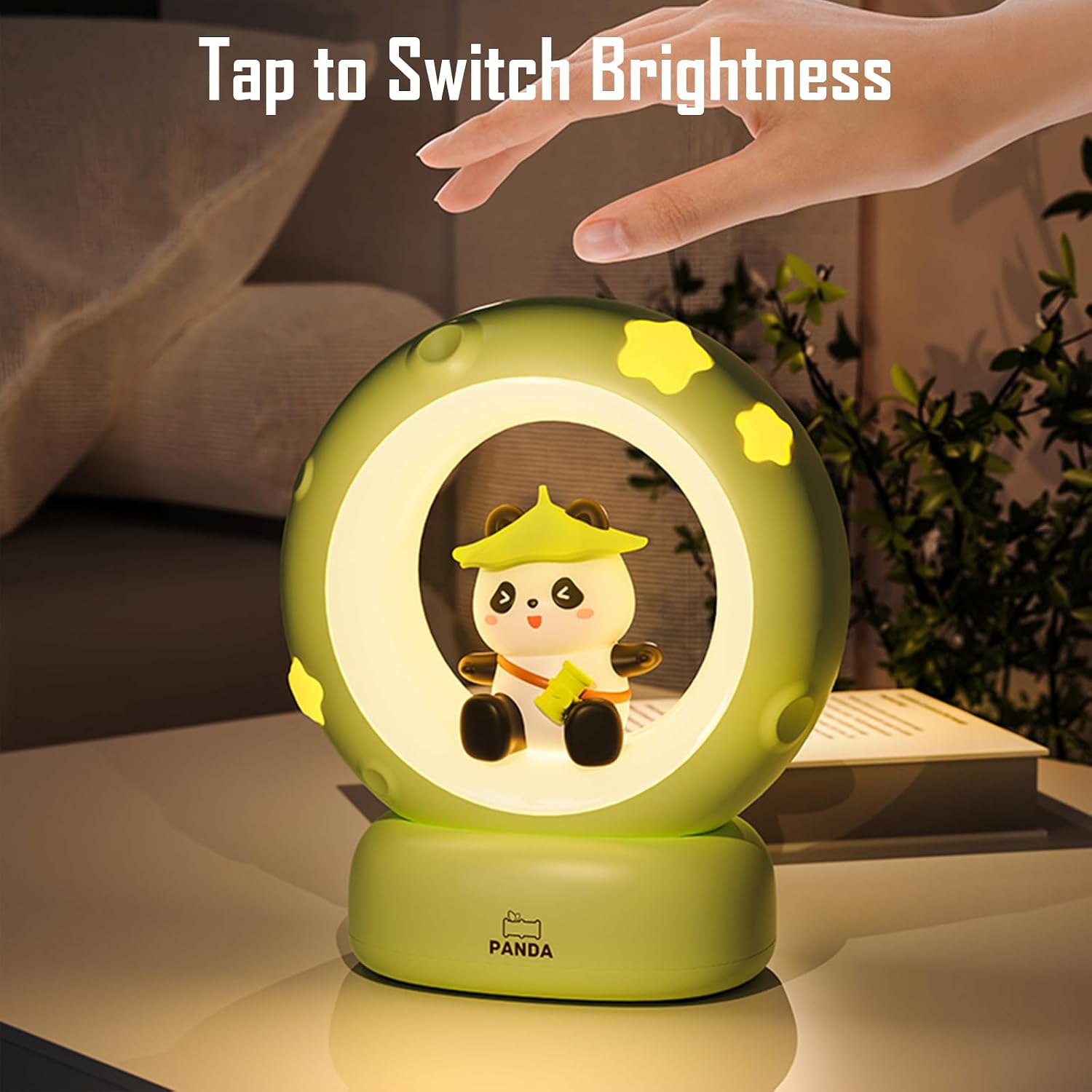 Cloud and Bunny Rechargeable Night Light, Safe Soft Silicone Material, 3 Brightness Levels, Tap Control, Warm Light, Toddler Sleeping…