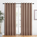NICETOWN Window Draperies Blackout Curtain Panels, Window Treatment Thermal Insulated Solid Grommet Blackout Drapes for Bedroom (One…