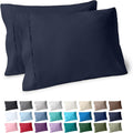 BareHome Bare Home 1800 Ultra-Soft Microfiber Pillowcase Set - Double Brushed - Hypoallergenic - Wrinkle Resistant (Standard Pillowcase Set…