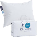 Lincove Cloud Natural Canadian Down and Waterfowl Feather Pillow, White Luxury Sleeping Pillow - 625 Fill Power, 500 Thread Count Cotton Sh…