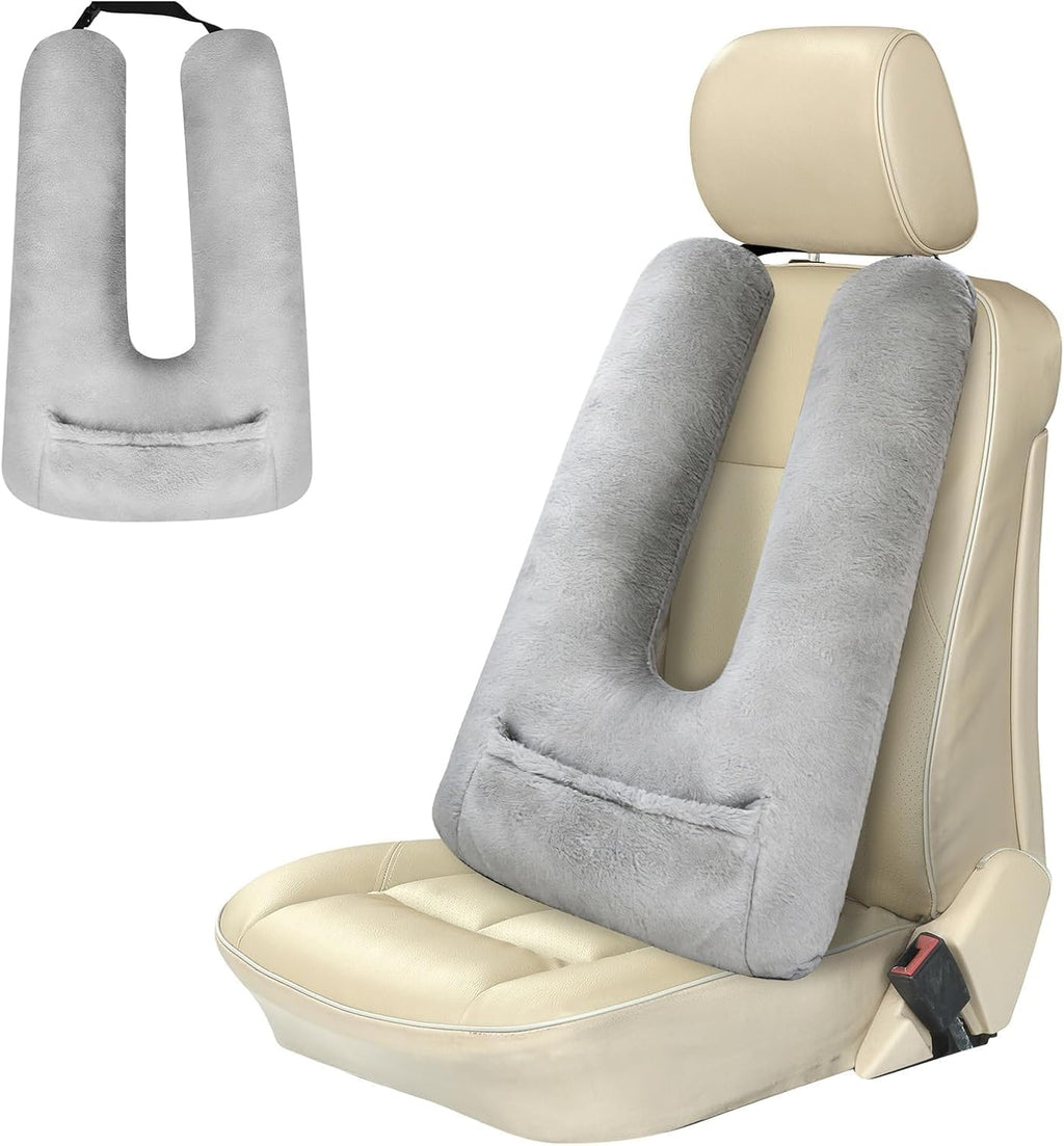 Car Pillow for Kids & Adults, U-Shaped Soft Car Travel Pillow for Sleeping, Head & Neck Support Pillow for Car Seat, Ideal for Road Trips…