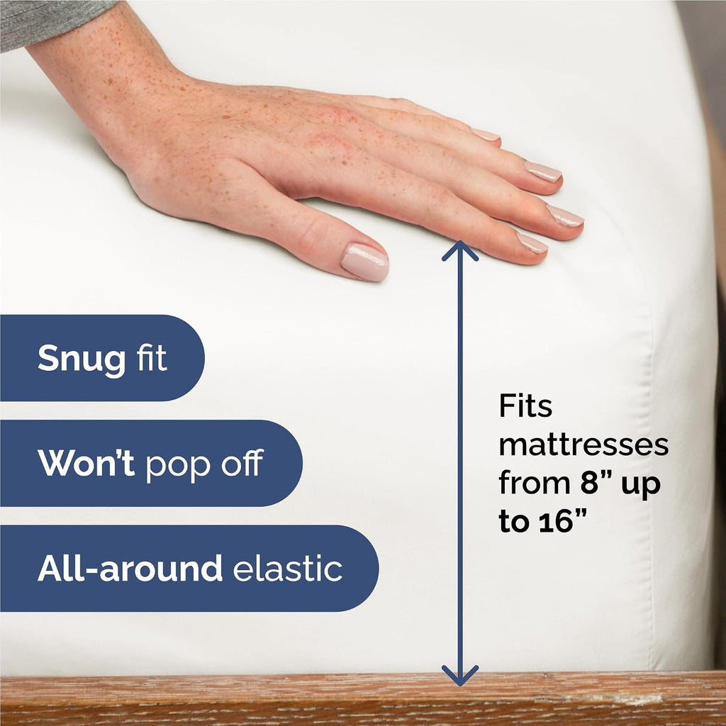 Full Size 4 Piece Sheet Set - Comfy Breathable & Cooling Sheets - Hotel Luxury Bed Sheets for Women & Men - Deep Pockets, Easy-Fit, Extra…