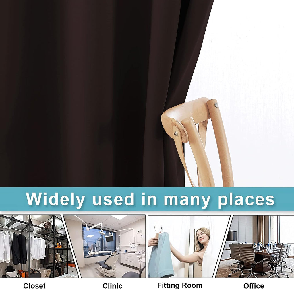 Rybhome RYB HOME Blackout Room Divider Curtain Energy Efficient Furniture Protected Extra Large High Ceiling Panel for Wall Space/Living Ro…