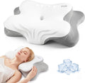VYLEETechnologyLLC VYLEE Cervical Neck Pillow for, Ergonomic Memory Foam Pillow for Neck Support, Cooling Contour Orthopedic Pillow for Si…