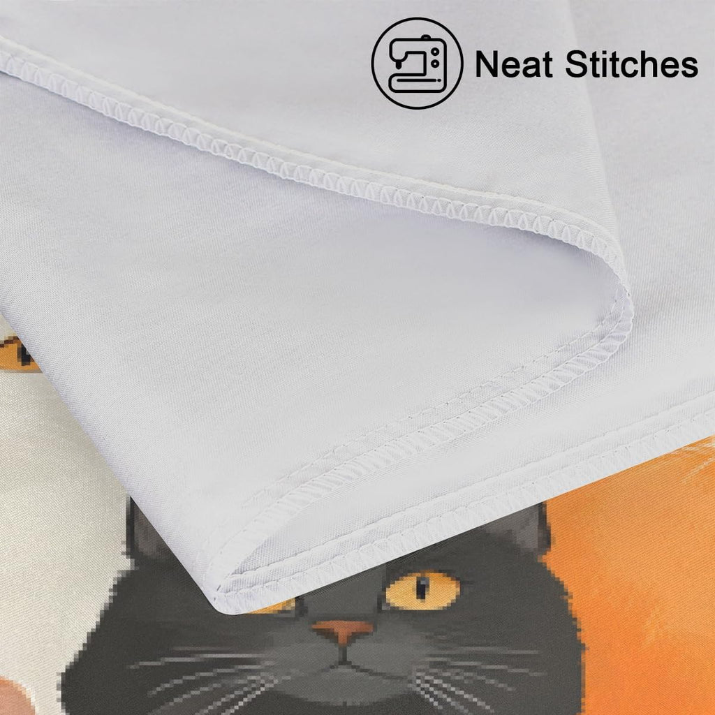 Colorful Animal Cat Satin Pillowcase for Hair and Skin Soft Silk Pillow Cases with Envelope Closure Cooling Pillow Case Slip 15.99 Pillow…