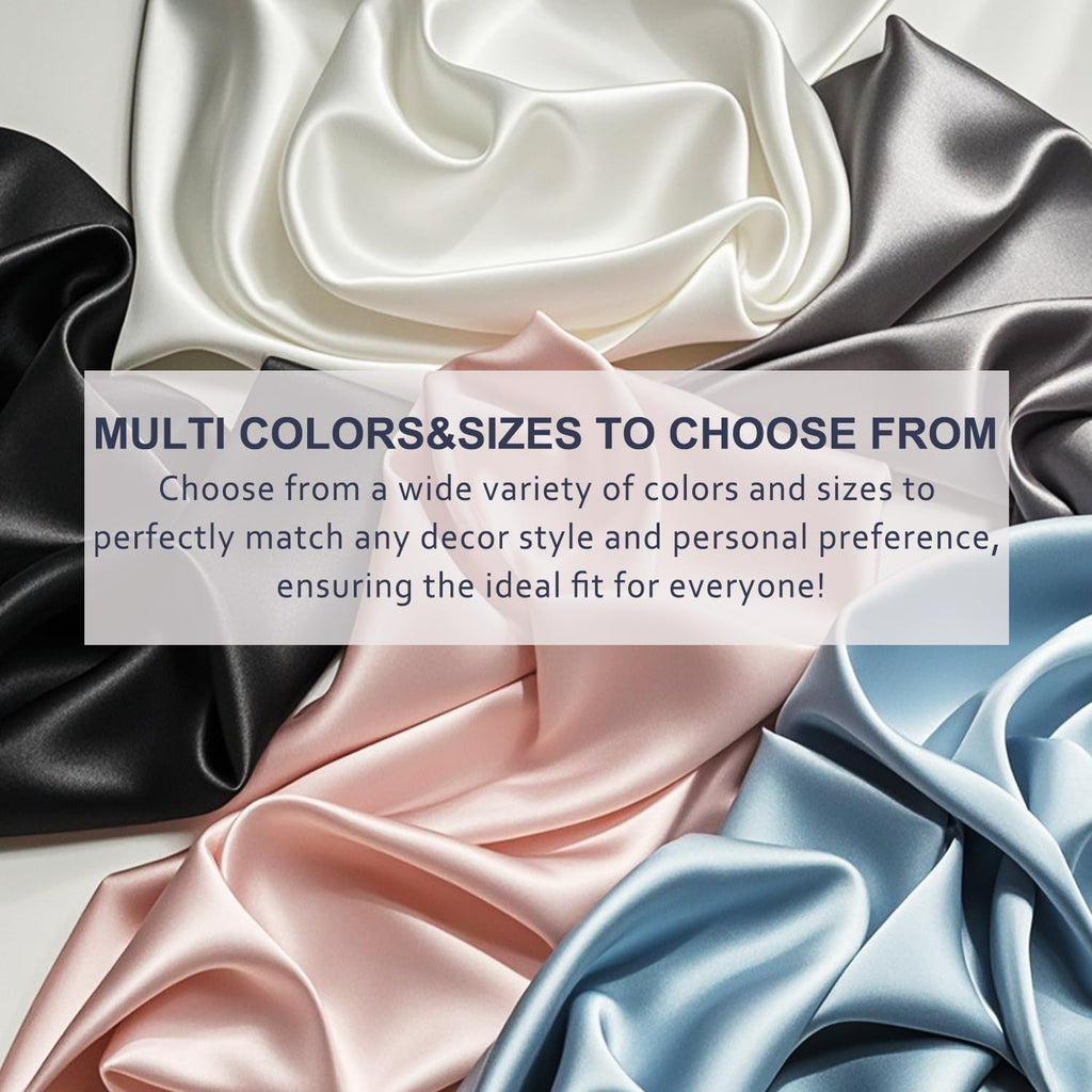 Ravmix Silk Pillow Cases with Zipper, 21momme Mulberry Silk Pillowcase for Hair Skin everyday comfort, Soft Smooth Breathable Cool Pillow…