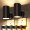 WelcometoBriigniteenjoyyourtimehere Briignite Night Lights Plug into Wall, 5CCT LED Night Light Plug in, Dusk to Dawn Sensor, 330° Swivel P…