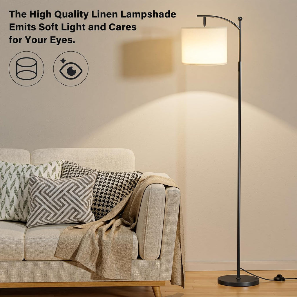 Ambimall 60" Floor Lamp with Remote Control and Stepless Dimmable Bulb, Colors Temperature & Brightness Adjustable, Modern Floor Lamps…