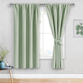 Jiuzhen Blackout Curtains for Bedroom/Living Room - Thermal Insulated Room Darkening Rod Pocket Curtains for Living Room, Set of 2 Panels w…