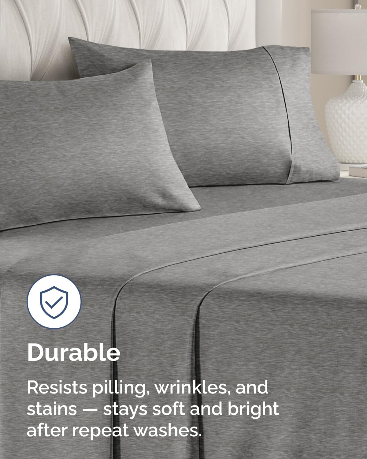 King Standard Pillow Cases Set of 6 - Ultra Soft Hotel Quality Pillowcase Covers - Comfy & Wrinkle Free - Shrink & Fade Resistant…