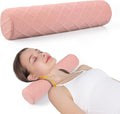 Cozyth Cervical Roll Pillow, Medium Soft Memory Foam Neck Round Pillow Cylinder Bolster Pillow for Sleeping, Round Neck Support for Bed…