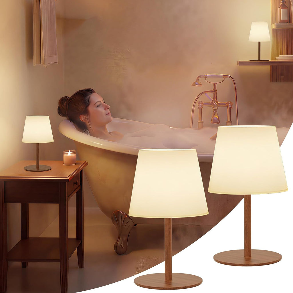 EZVALO Spa-Like Shower Lamp – IP65 Waterproof Bathroom Lamp, 4500mAh Rechargeable Cordless Mood Light, 3 Color Temps for Relaxing…
