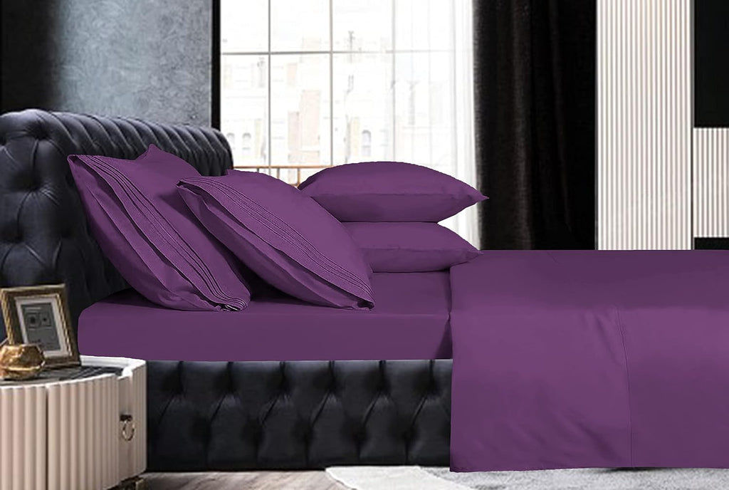 MocassiLuxuryBedding Mocassi Twin Sheet Set - Luxury Hotel 1800 Premier Bedding Sheets & Pillowcases - Ultra Soft Breathable & Cooling Bed…
