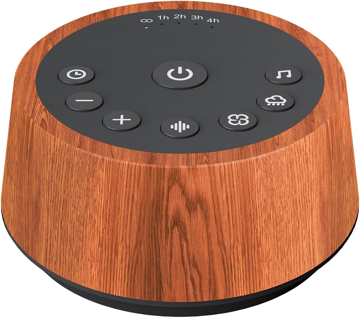 Color Noise Sleep White Noise Sound Machines 25 Soothing Sounds 32 Volume Levels 5 Timers and 4 Sound Categories Memory Function for…