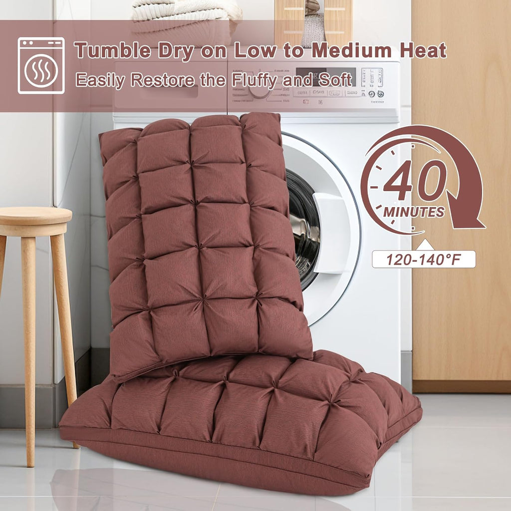 Yourmoon YOUR MOON Soft Pillows Quuen for Sleeping, Support Bed Pillows, Fluffy Down Alternative Pillow, Luxury Hotel Gel Standard Pillows…
