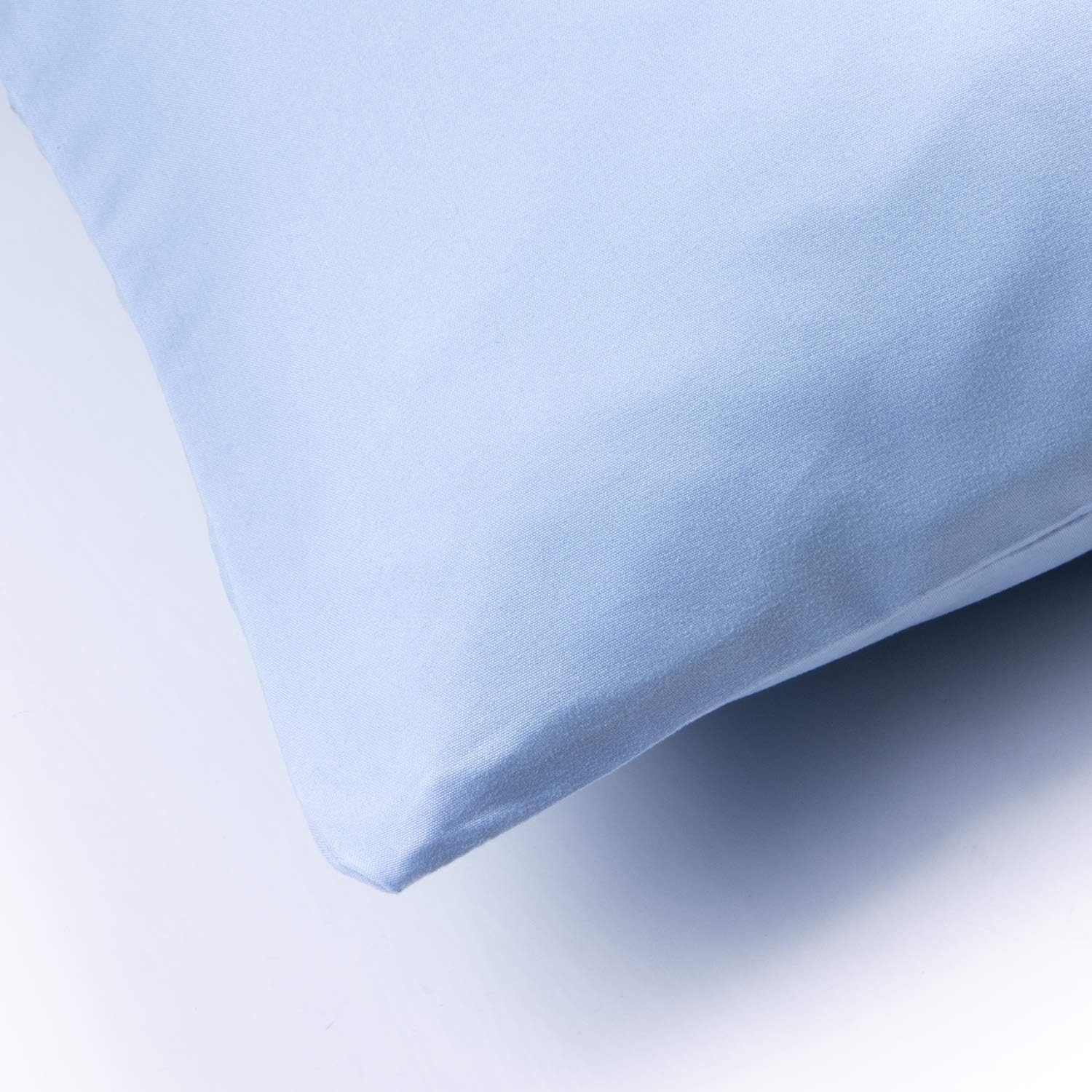FLXXIE Pillow Cases Queen, Soft Microfiber Pillow Covers with Envelope Closure, Wrinkle Resistant Pillowcases, 2 Piece Set, 20x30, Sky Blue