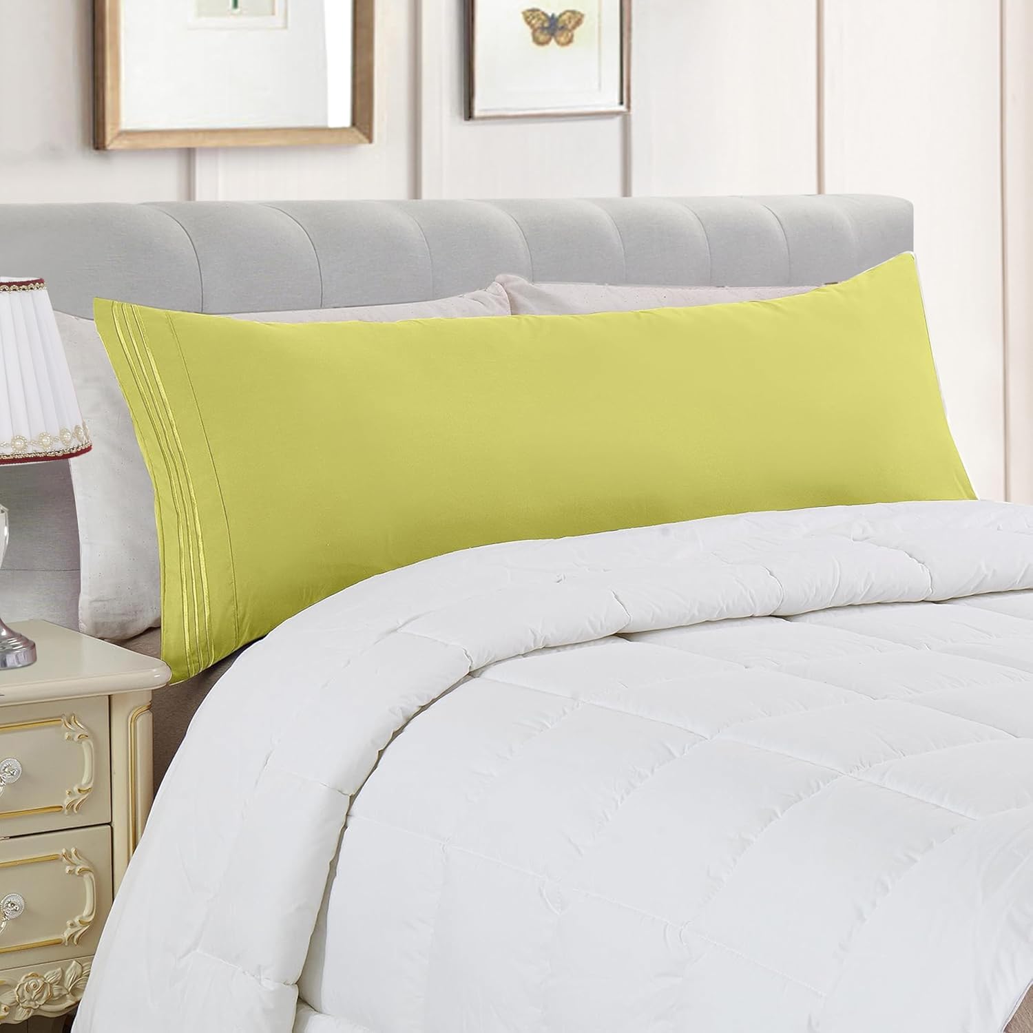 Elegantcomfort Elegant Comfort Luxury Ultra-Soft 1-Piece Pillowcase Set - 1500 Hotel Quality Microfiber Double Brushed - Wrinkle Resistant,…