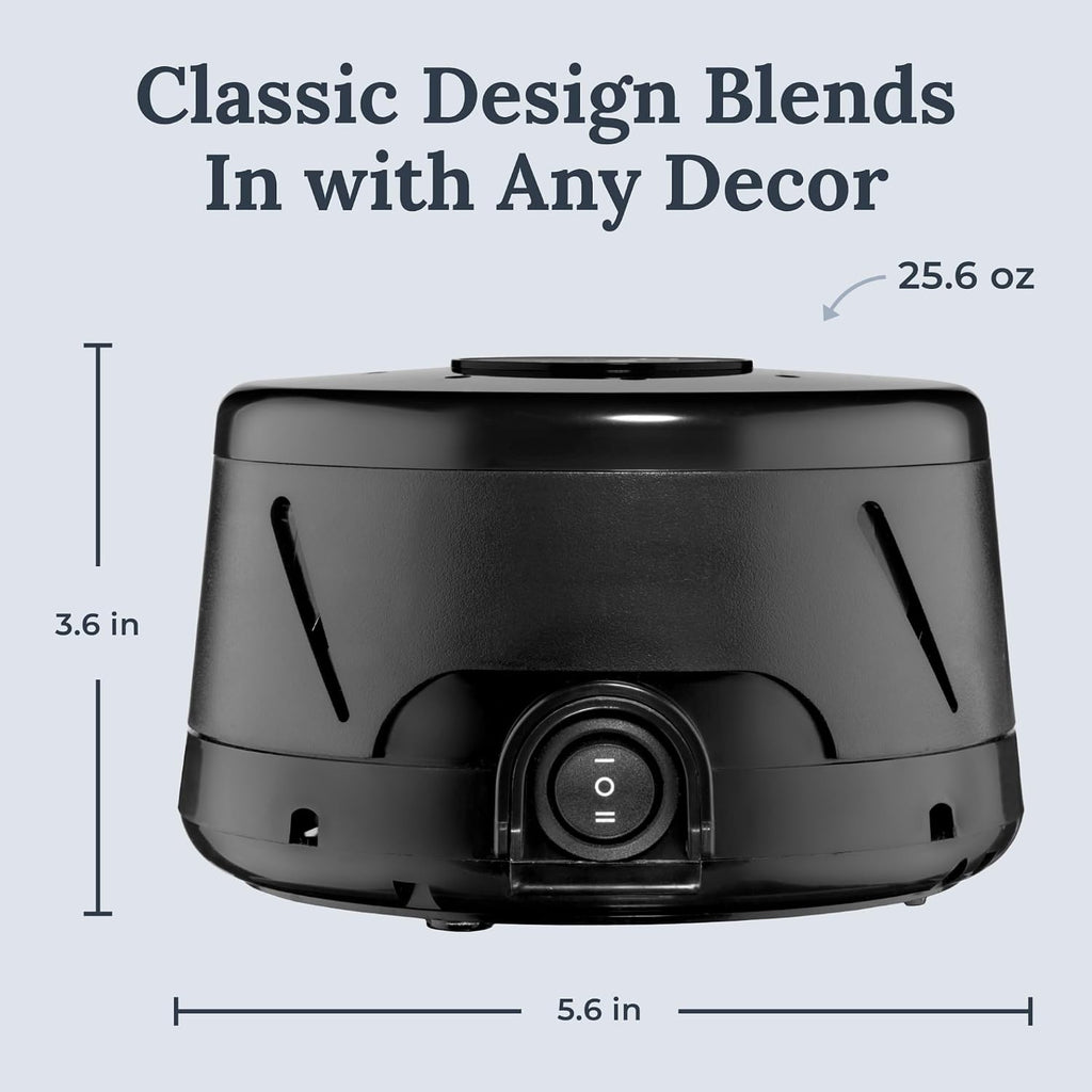 Yogasleep Dohm Classic 2-Pack Black | The Original White Noise Machine | Soothing Natural Sound from a Real Fan | Noise Cancelling | Sleep…