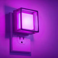 DORESshop Purple Night Light [2 Pack], Night Lights Plug Into Wall, Night Light Dusk to Dawn Sensor, LED NightLight Adjustable…