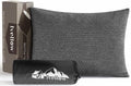 Ivellow Memory Foam Travel Pillow Compressible Camping Pillow for Sleeping Shredded Memory Foam Pillow Compact Firm Supportive Travel Pillo…