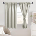 Jiuzhen Blackout Curtains for Bedroom – Thermal Insulated, Noise Reducing Room Darkening Privacy Rod Pocket Drapes for Living Room, Set of 2…