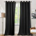 BGment 100% Blackout Curtains 108 Inch Long 2 Panles Set, Thermal Insulated Total Light Locking Soundproof Grommet Curtains & Drapes for Li…