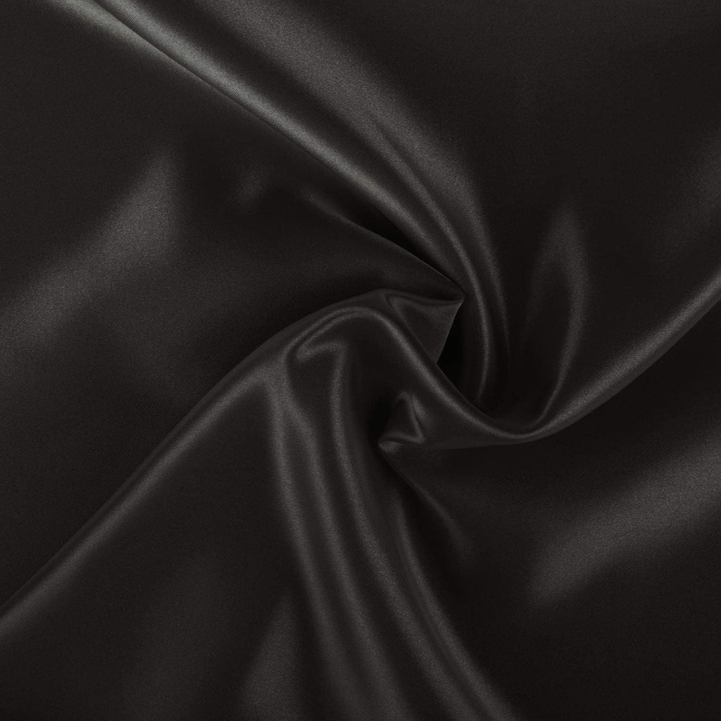 Blissford Black Satin Pillowcase with Zipper for Hair and fabric comfort, Feels Soft and Cool Like a Silk Pillowcase, Satin Pillow Cases…