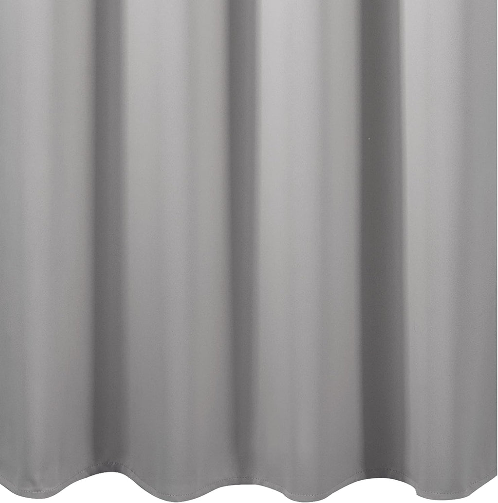 Lemomo Light Grey Blackout Curtains 66 x 63 Inch Length/Set of 2 Curtain Panels/Thermal Insulated Room Darkening Blackout Curtains for Bedr…