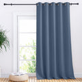NICETOWN Bedroom Window Blackout Curtain Panel - Thermal Insulated Blackout Drape/Drapery for Loft, Guestroom (Stone Blue, 1 Panel, 70 x…